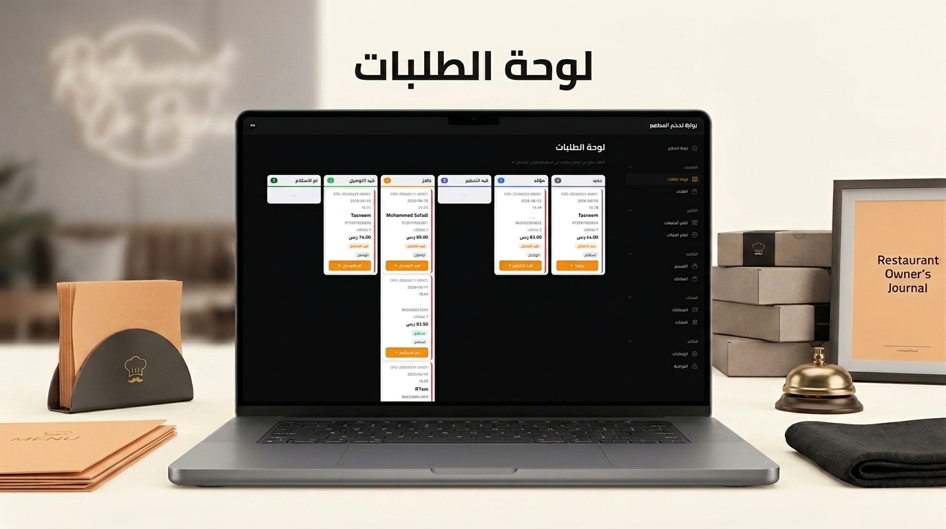 لوحة الطلبات